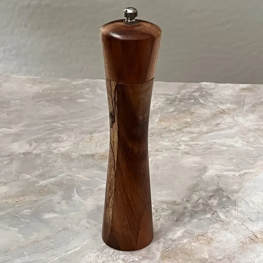 Wooden Salt or Pepper Mill Grinder Refillable 8.5